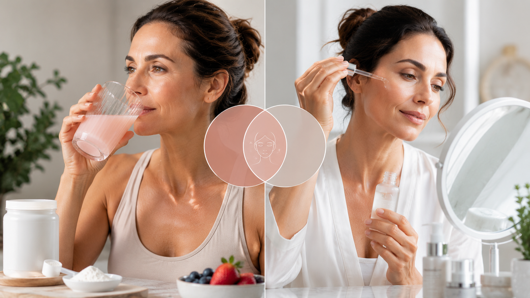 ¿Qué es mejor para la piel: colágeno marino o sérum facial?
